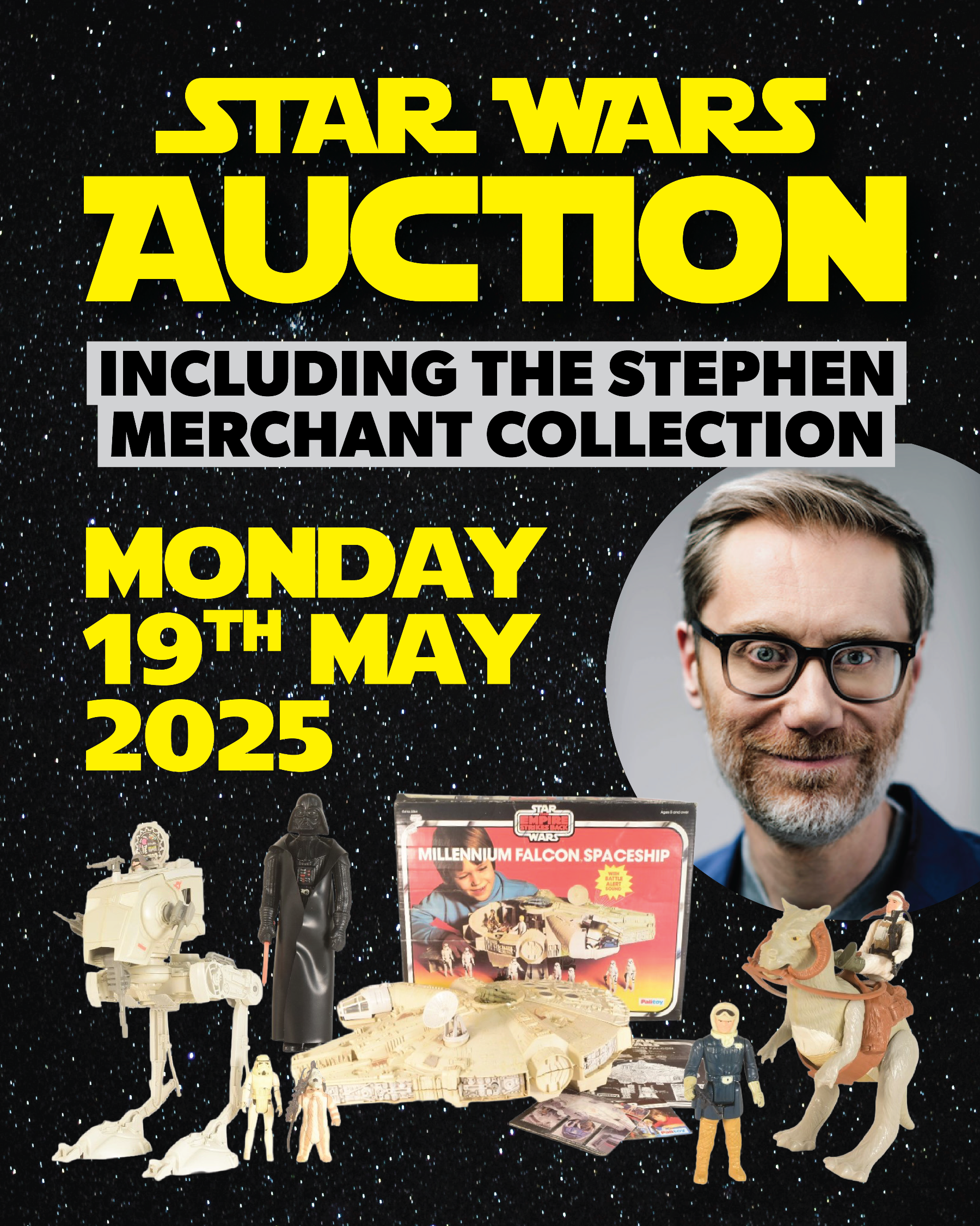 STAR WARS AUCTION - INC. THE STEPHEN MERCHANT COLLECTION - TIMED ...