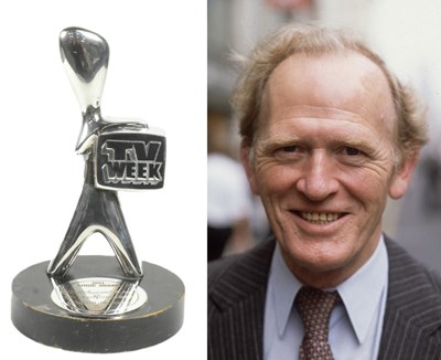 Lot 99 - GORDON JACKSON - ORIGINAL LOGIE AWARD FOR 'A TOWN LIKE ALICE' 1981