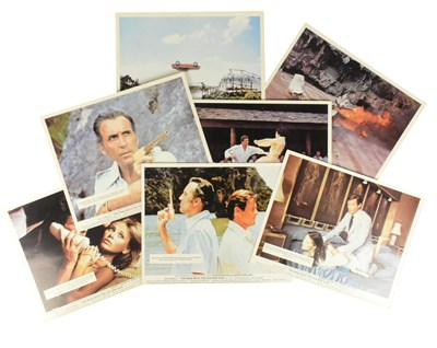 Lot 45 - JAMES BOND - THE MAN WITH THE GOLDEN GUN (1974) - LOBBY CARD SET