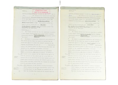 Lot 22 - THOSE MAGNIFICENT MEN IN THEIR FLYING MACHINES (1965) - ORIGINAL CONTRACTS