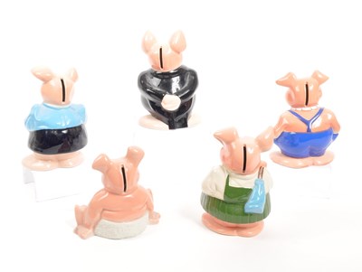 Lot 21 - WADE - NATWEST - FULL SET OF CERAMIC PIGS