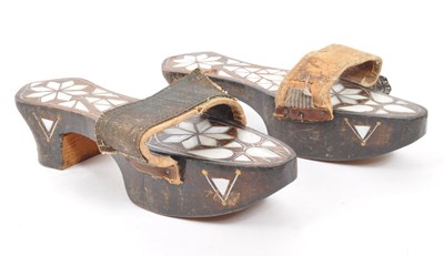 Lot 226 - PAIR OF EARLY 20TH CENTURY OTTOMAN BATH CLOGS