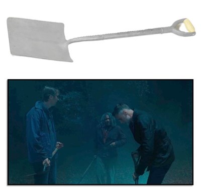 Lot 102 - THE OUTLAWS (2021-2024 TV SERIES) - PROP STUNT SHOVEL