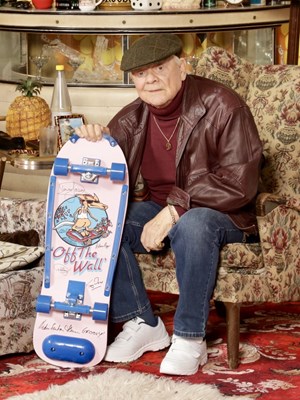 Lot 198 - ONLY FOOLS & HORSES - THE UNLUCKY WINNER IS - REPLICA SKATEBOARD