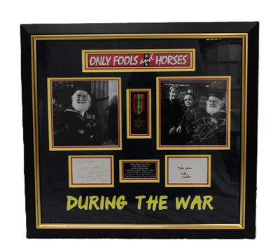 Lot 200 - ONLY FOOLS & HORSES - UNCLE ALBERT - SCREEN USED PROP MEDAL - 'DURING THE WAR'