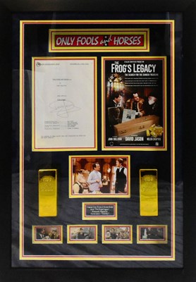 Lot 25 - ONLY FOOLS & HORSES - THE FROG'S LEGACY - ORIGINAL SIGNED SCRIPT