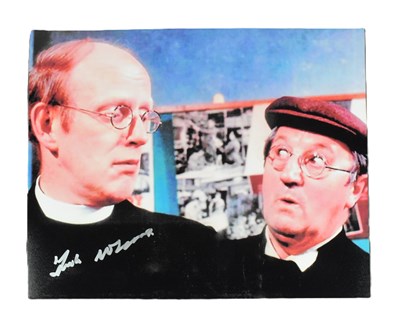 Lot 103 - DAD'S ARMY - FRANK WILLIAMS - AUTOGRAPHED 8X10" COLOUR PHOTO