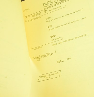 Lot 134 - THE GOODIES (BBC 1970-1982) – ORIGINAL CAMERA SCRIPT