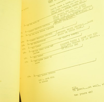 Lot 134 - THE GOODIES (BBC 1970-1982) – ORIGINAL CAMERA SCRIPT