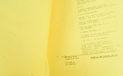 Lot 99 - THE GOODIES (BBC 1970-1982) – ORIGINAL CAMERA SCRIPT