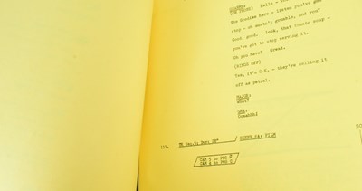 Lot 99 - THE GOODIES (BBC 1970-1982) – ORIGINAL CAMERA SCRIPT