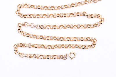 Lot 306 - 9CT GOLD NECKLACE CHAIN