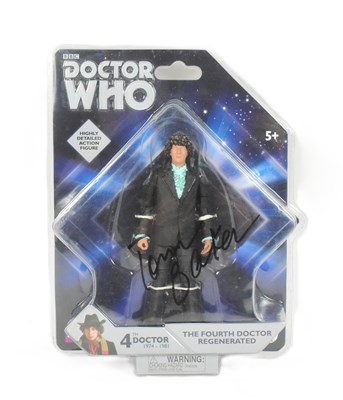 Lot 13 - DOCTOR WHO - UNDERGROUND TOYS - TOM BAKER AUTOGRAPHED FIGURE