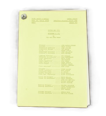 Lot 158 - DOCTOR WHO - TRIAL OF A TIMELORD - ORIGINAL CAMERA SCRIPT