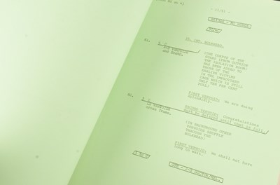 Lot 158 - DOCTOR WHO - TRIAL OF A TIMELORD - ORIGINAL CAMERA SCRIPT