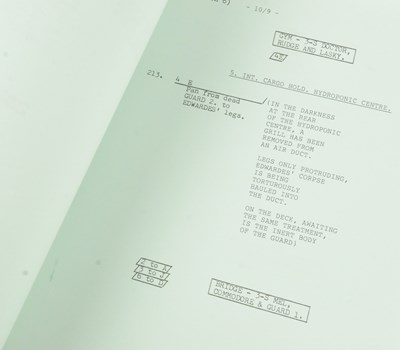 Lot 158 - DOCTOR WHO - TRIAL OF A TIMELORD - ORIGINAL CAMERA SCRIPT