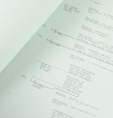 Lot 158 - DOCTOR WHO - TRIAL OF A TIMELORD - ORIGINAL CAMERA SCRIPT