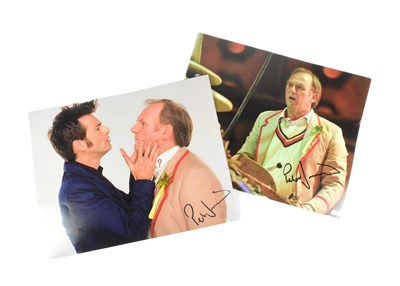 Lot 141 - DOCTOR WHO - PETER DAVISON (FIFTH DOCTOR) - SIGNED PHOTOGRAPHS