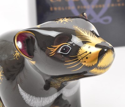 Lot 6 - ROYAL CROWN DERBY - THREE PAPERWEIGHTS INCL. TASMANIAN DEVIL