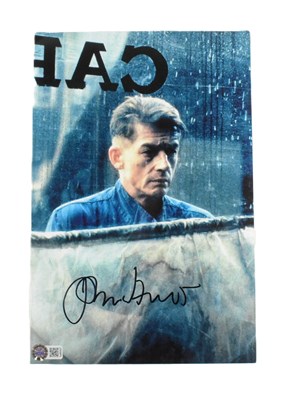 Lot 78 - JOHN HURT (1940-2017) - SIGNED 8X12" PHOTOGRAPH - AFTAL