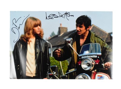 Lot 29 - QUADROPHENIA - LESLIE ASH & PHIL DANIELS - DUAL SIGNED PHOTO - AFTAL