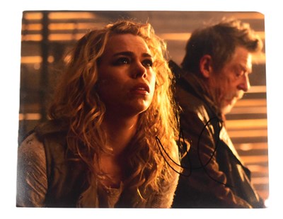 Lot 226 - DOCTOR WHO - BILLIE PIPER (ROSE) - SIGNED 8X10" PHOTO - AFTAL