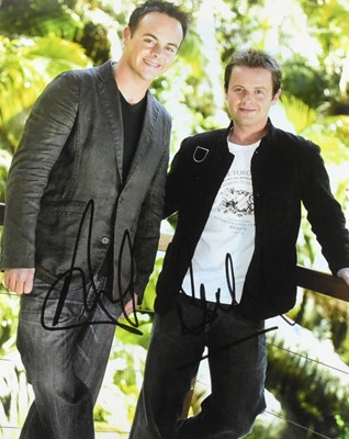 Lot 243 - ANT & DEC - DUAL SIGNED 8X10" COLOUR PHOTOGRAPH - AFTAL