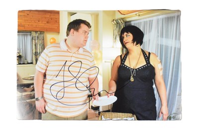 Lot 113 - GAVIN & STACEY - JAMES CORDEN - AUTOGRAPHED 8X12" PHOTO - AFTAL