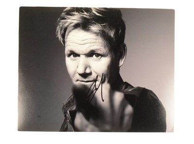 Lot 106 - HELL'S KITCHEN - GORDON RAMSEY - SIGNED 8X10" PHOTO - AFTAL