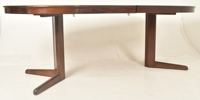 Lot 282 - BRAMIN - MID CENTURY DANISH DESIGN MAHOGANY DINING TABLE & CHAIRS