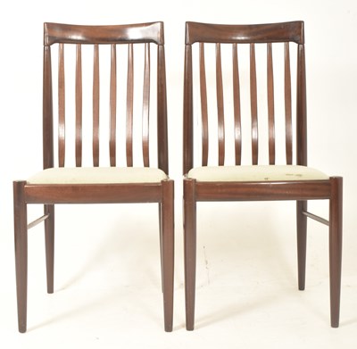 Lot 282 - BRAMIN - MID CENTURY DANISH DESIGN MAHOGANY DINING TABLE & CHAIRS