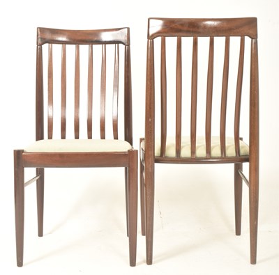 Lot 282 - BRAMIN - MID CENTURY DANISH DESIGN MAHOGANY DINING TABLE & CHAIRS