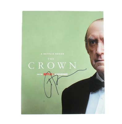 Lot 218 - THE CROWN (NETFLIX) - JONATHAN PRYCE - SIGNED 8X10" PHOTO - AFTAL