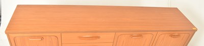 Lot 539 - STONEHILL FURNITURE - VINTAGE MID CENTURY TEAK VENEERED SIDEBOARD