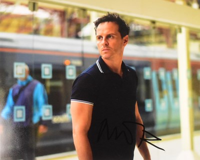 Lot 78 - ANDREW SCOTT - SHERLOCK / FLEABAG - SIGNED 8X10" PHOTO - AFTAL