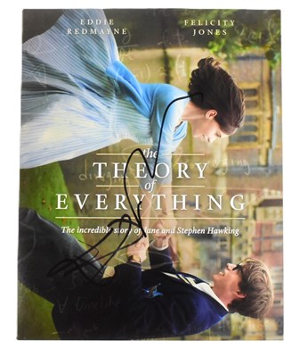 Lot 167 - THE THEORY OF EVERYTHING (2014) - REDMAYNE & JONES DUAL SIGNED - AFTAL