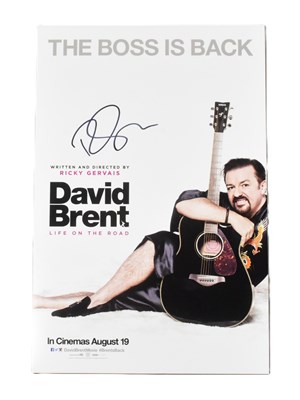 Lot 231 - THE OFFICE - RICKY GERVAIS SIGNED DAVID BRENT 8X12" PHOTO