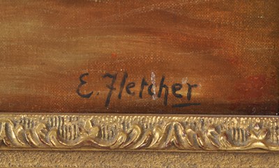Lot 270 - EDWARD HENRY EUGENE FLETCHER (1857-1945) - OIL ON CANVAS PAINTING