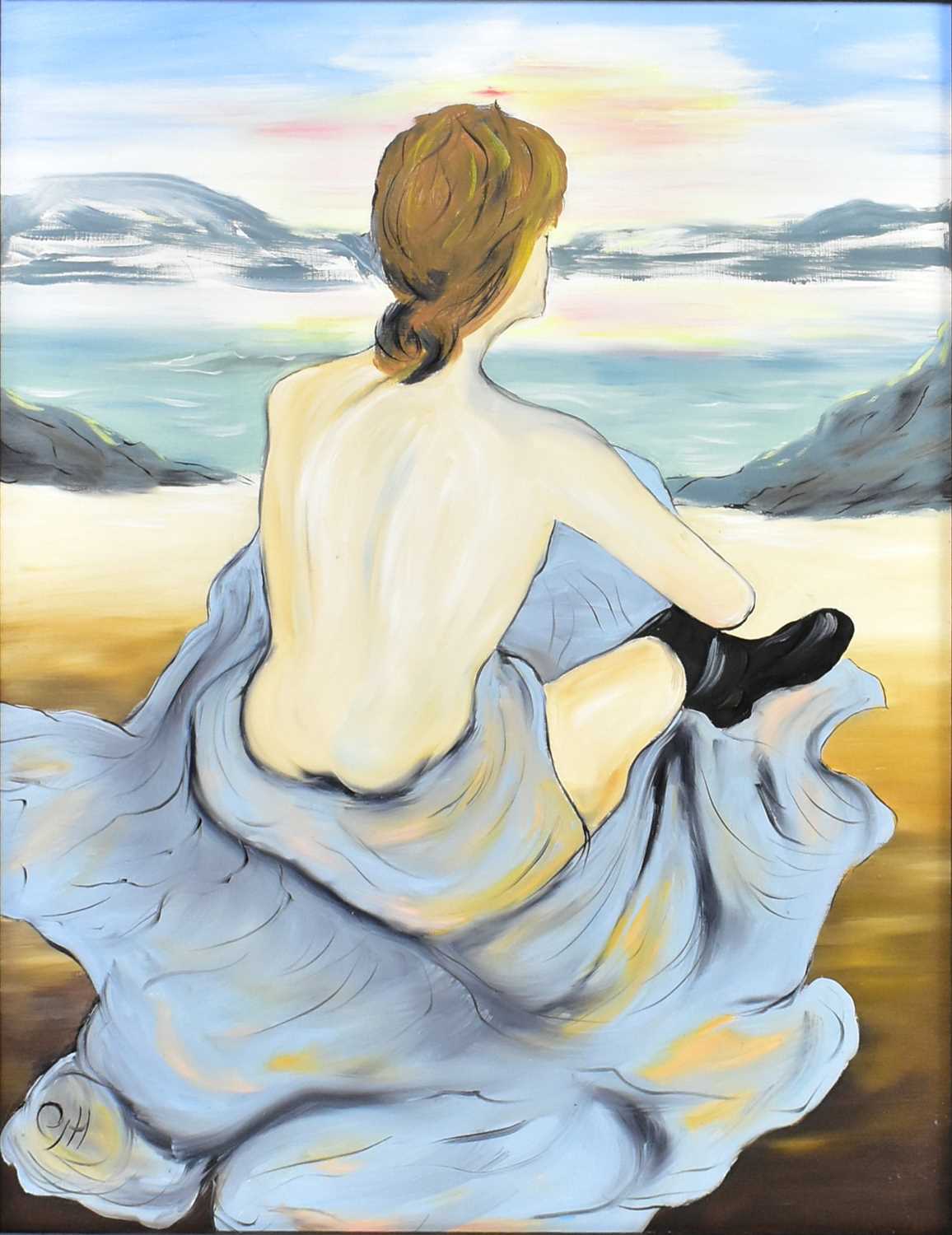 Lot 29 - GERALD HUCKS (B. 1942) - SUNSET - CIRCA 2023