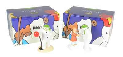 Lot 259 - THE SNOWMAN (RAYMOND BRIGGS) - COALPORT CHARACTERS