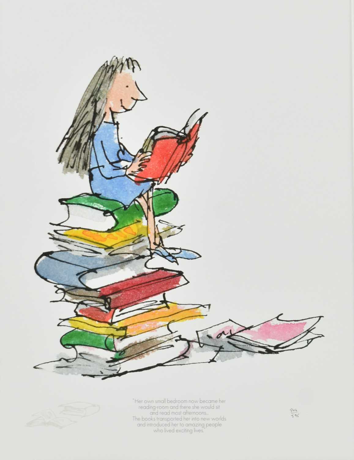 Lot 98 - QUENTIN BLAKE - MATILDA - ORIGINAL COLLECTOR'S LIMITED EDITION