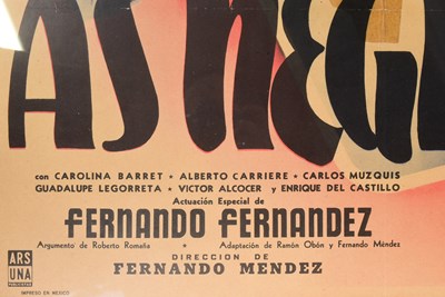 Lot 87 - BLACK ACE (AS NEGRO) VINTAGE FILM POSTER