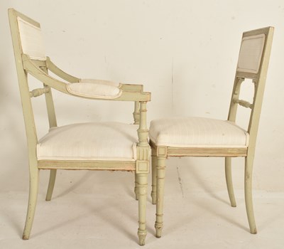 Lot 576 - SET OF FRENCH LOUIS XVI STYLE CHAIRS