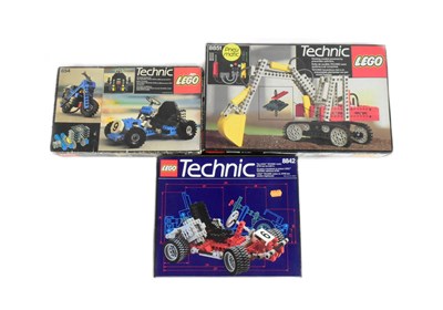 Lot 524 - LEGO - X3 VINTAGE LEGO TECHNIC SETS