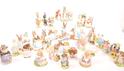 Lot 11 - BESWICK - BEATRIX POTTER - LARGE COLLECTION OF PORCELAIN FIGURINES