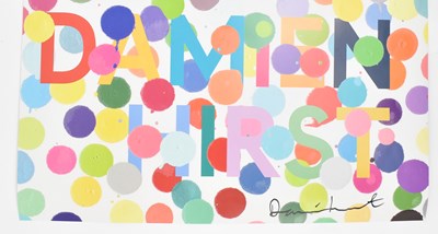 Lot 30 - DAMIEN HIRST - CURRENCY - 2022 SIGNED ORIGINAL EXHIBITION POSTER