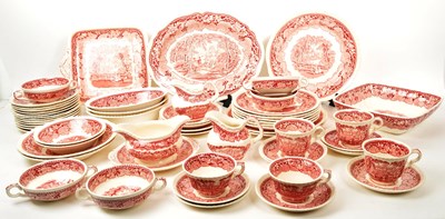 Lot 3 - COLLECTION OF MASONS ENGLISH IRONSTONE VISTA DINNER SERVICE