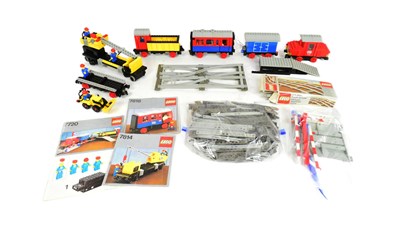 Lot 574 - LEGO - COLLECTION OF LEGO LOCOMOTIVE SETS