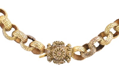 Lot 65 - GEORGIAN FANCY LINK CHAIN