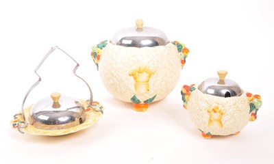 Lot 20 - CLARICE CLIFF - BARBOLA - COLLECTION OF CHINA TABLEWARE